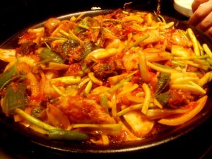 Korean_cuisine-Osam_bulgogi